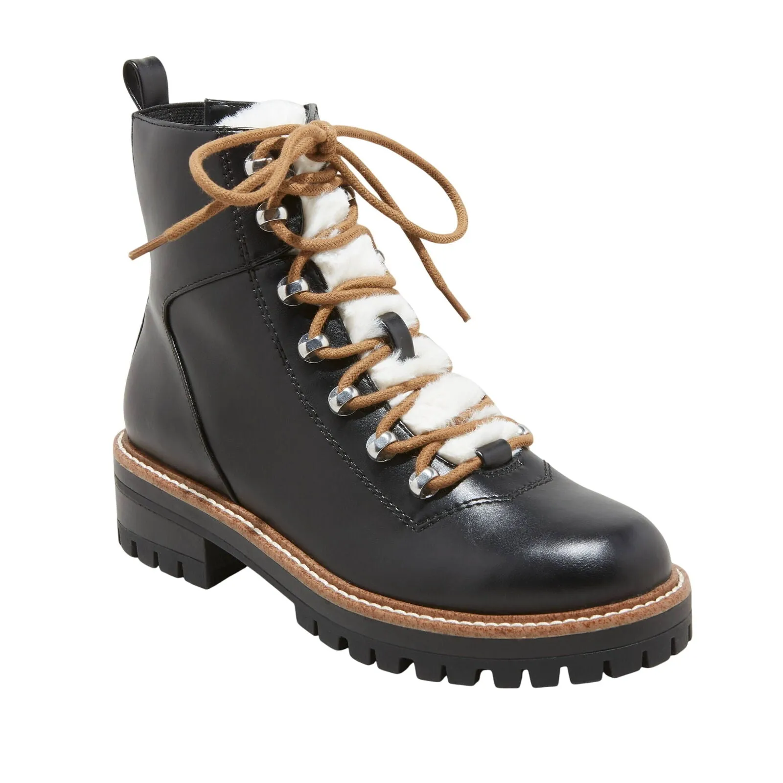 A New Day Womens Leighton Hiking Boots with Memory Foam Insole Black 9.5M