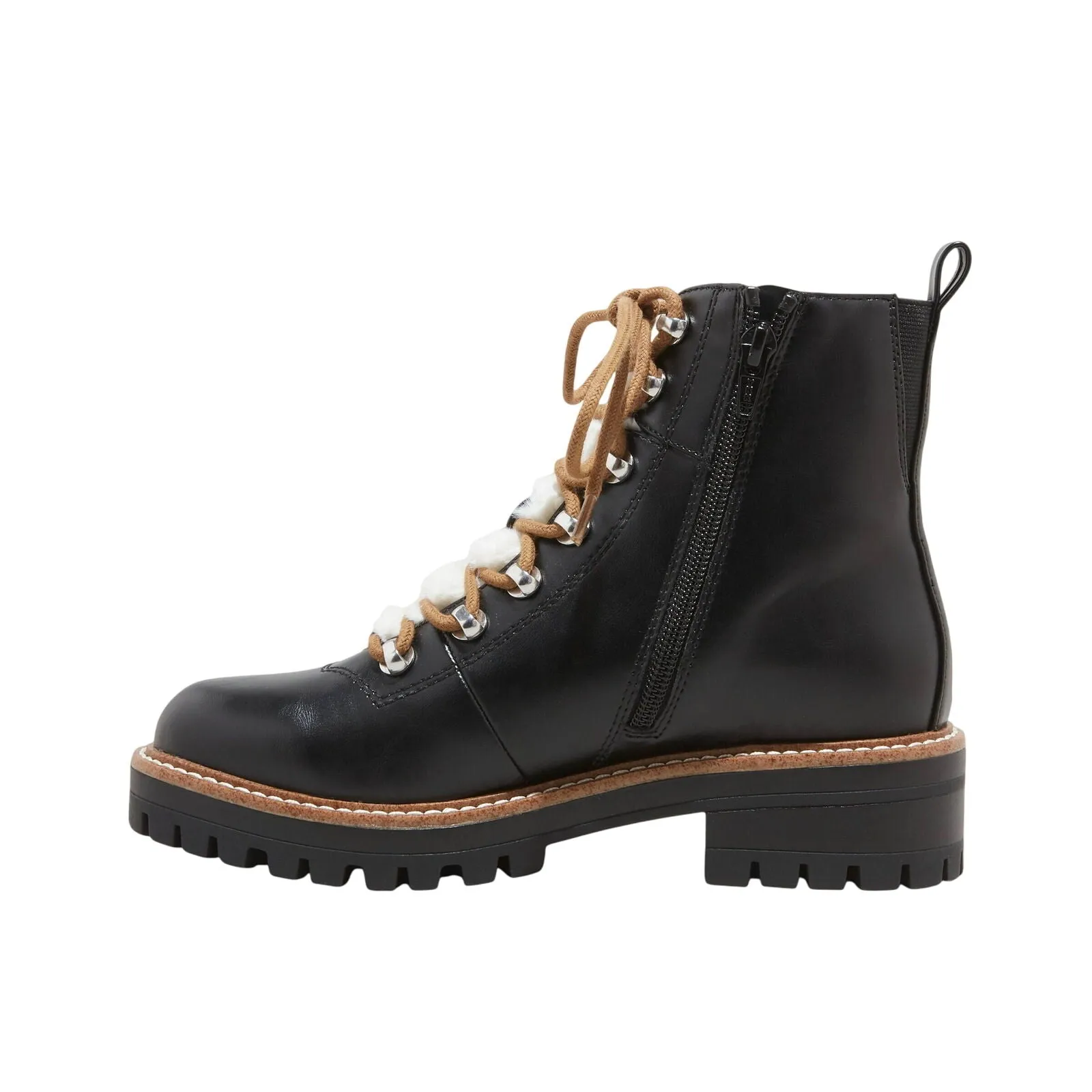 A New Day Womens Leighton Hiking Boots with Memory Foam Insole Black 9.5M