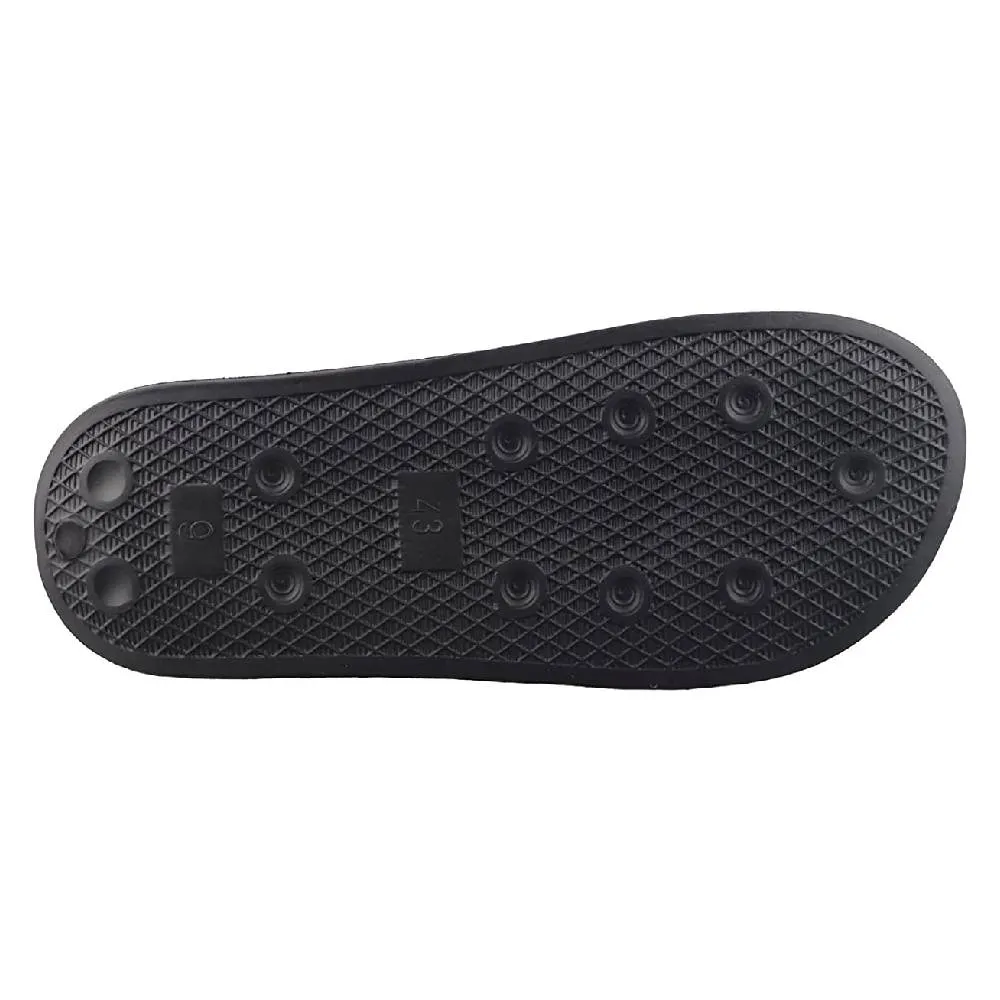 Adult Soccer Slide Sandals - Black
