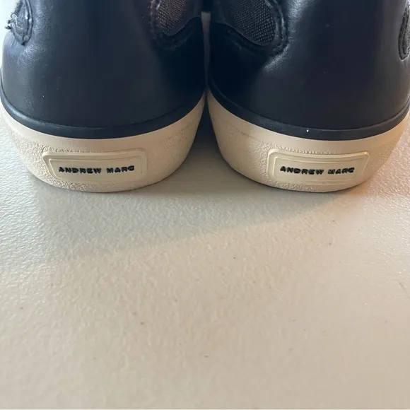 Andrew Marc memory foam sneakers black NWOT men’s size 8