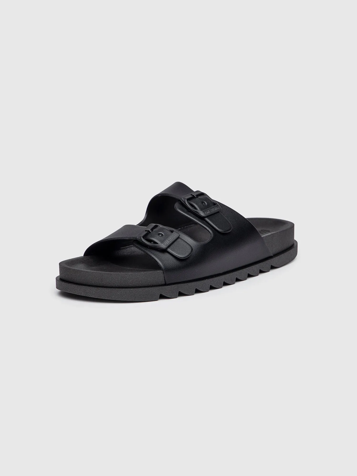 Black Explorer Sandals
