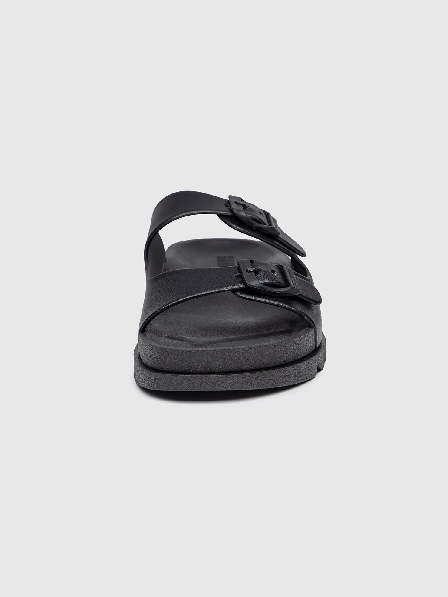 Black Explorer Sandals