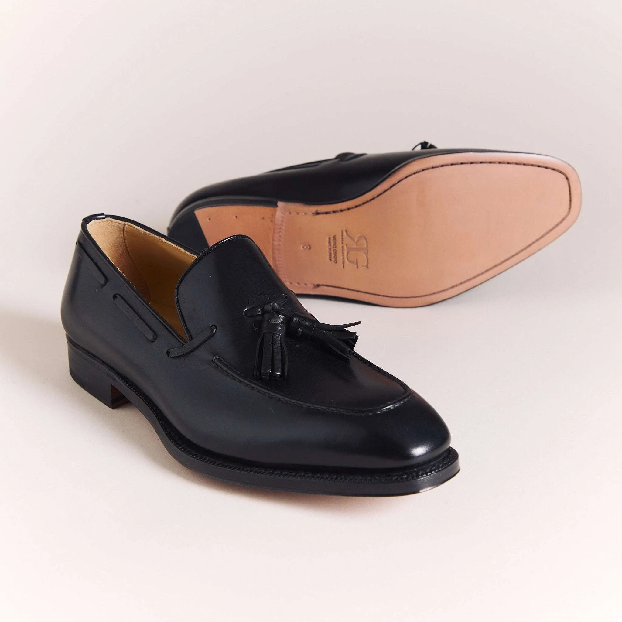Black Tassel Loafers
