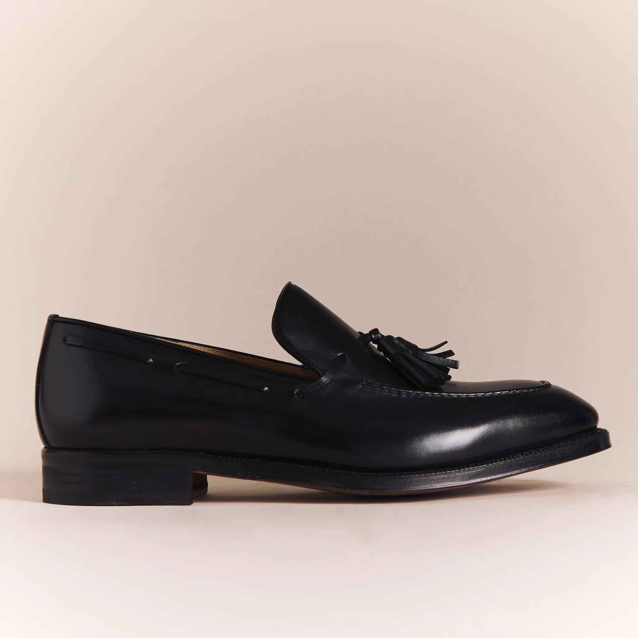 Black Tassel Loafers