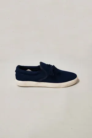 Blue Tassel Casual Loafers