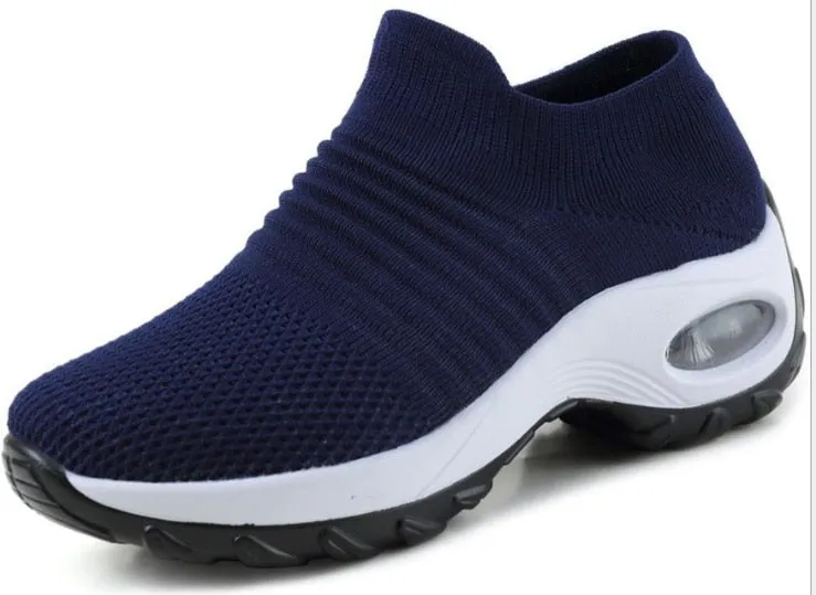 Breathable Mesh Slip-On Sneakers