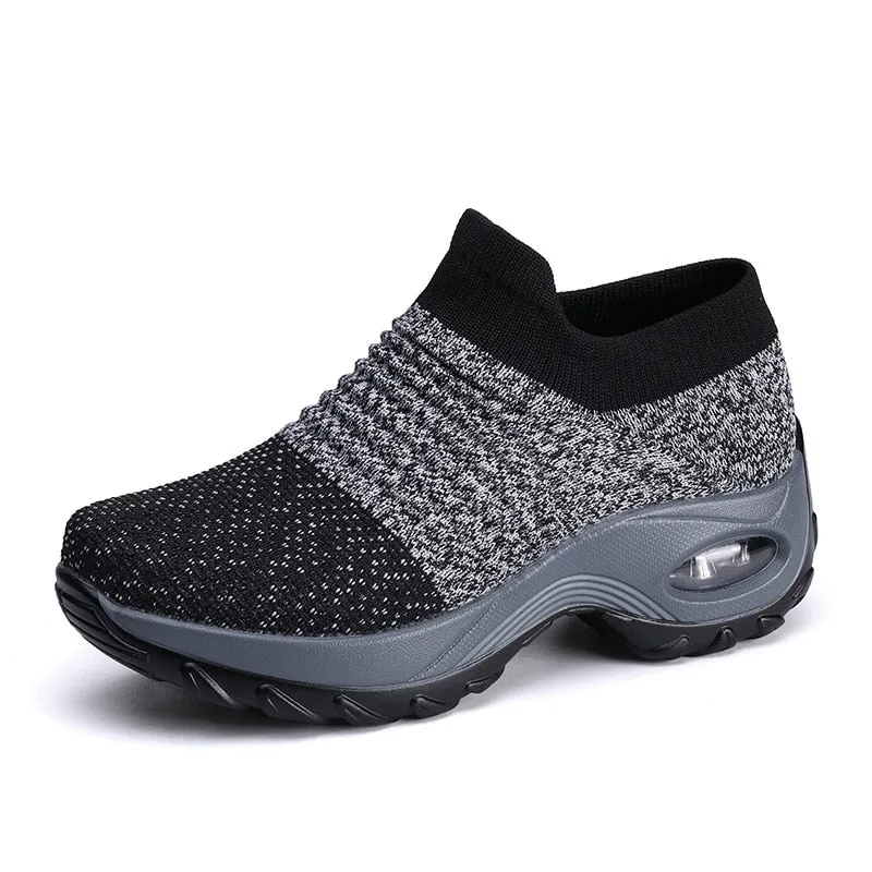 Breathable Mesh Slip-On Sneakers