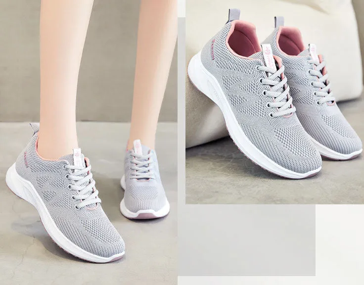 Breathable Mesh Sneakers with Non-Slip Outsole for All-Day Support