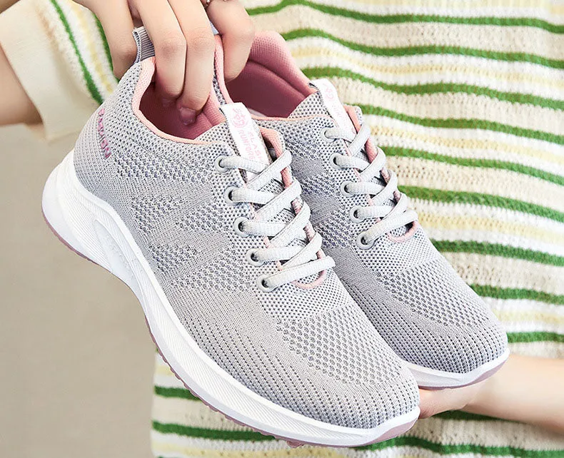 Breathable Mesh Sneakers with Non-Slip Outsole for All-Day Support
