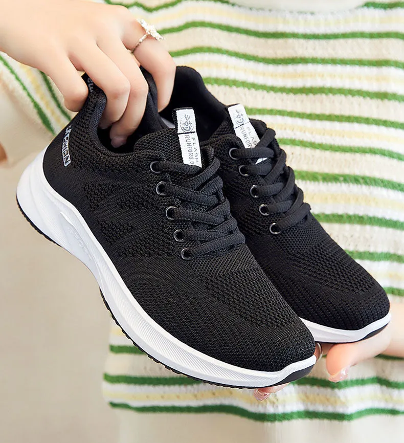 Breathable Mesh Sneakers with Non-Slip Outsole for All-Day Support