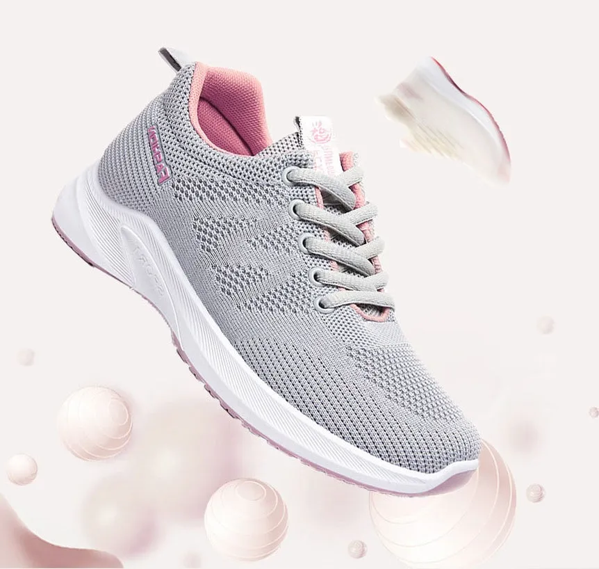 Breathable Mesh Sneakers with Non-Slip Outsole for All-Day Support