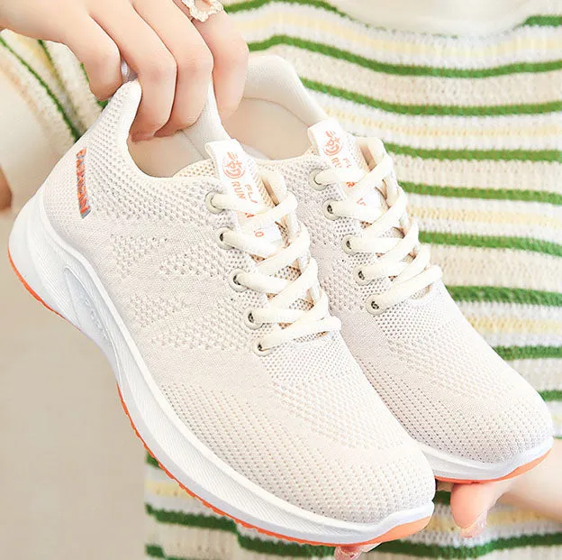 Breathable Mesh Sneakers with Non-Slip Outsole for All-Day Support