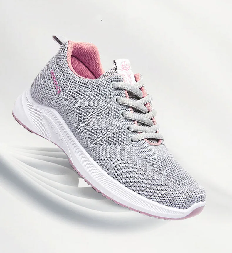 Breathable Mesh Sneakers with Non-Slip Outsole for All-Day Support