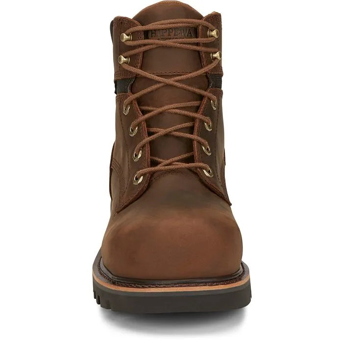 Chippewa Men's Sador 6" Composite Toe Waterproof Lace-Up Work Boot - Tan - 73221