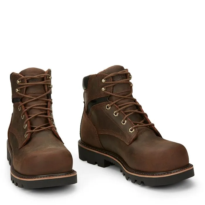 Chippewa Men's Sador 6" Composite Toe Waterproof Lace-Up Work Boot - Tan - 73221