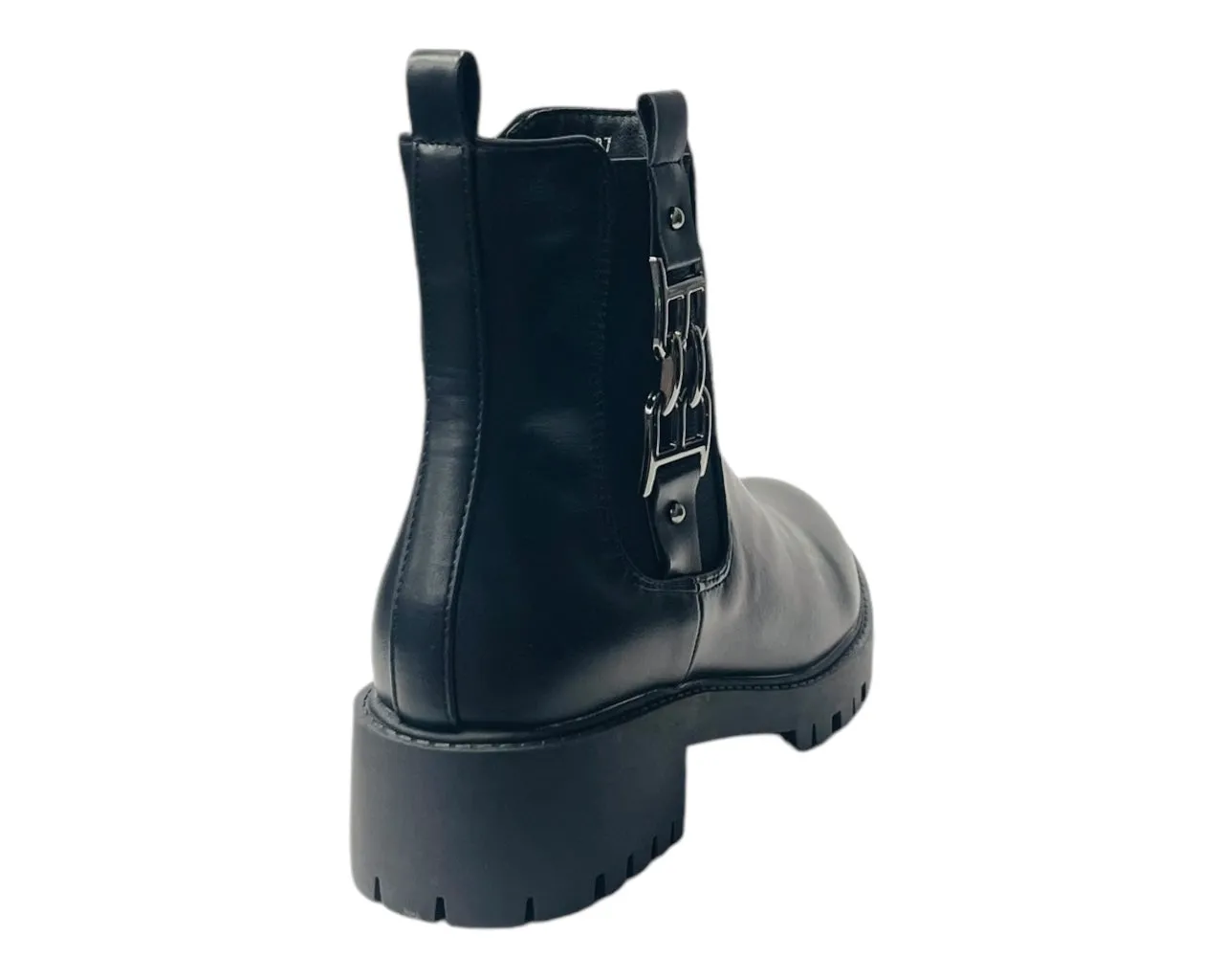 Chunky Sole Zip Chelsea Ankle Boots
