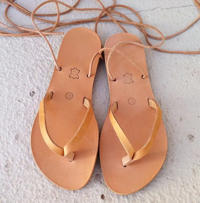 Classic Gladiator Leather Sandals