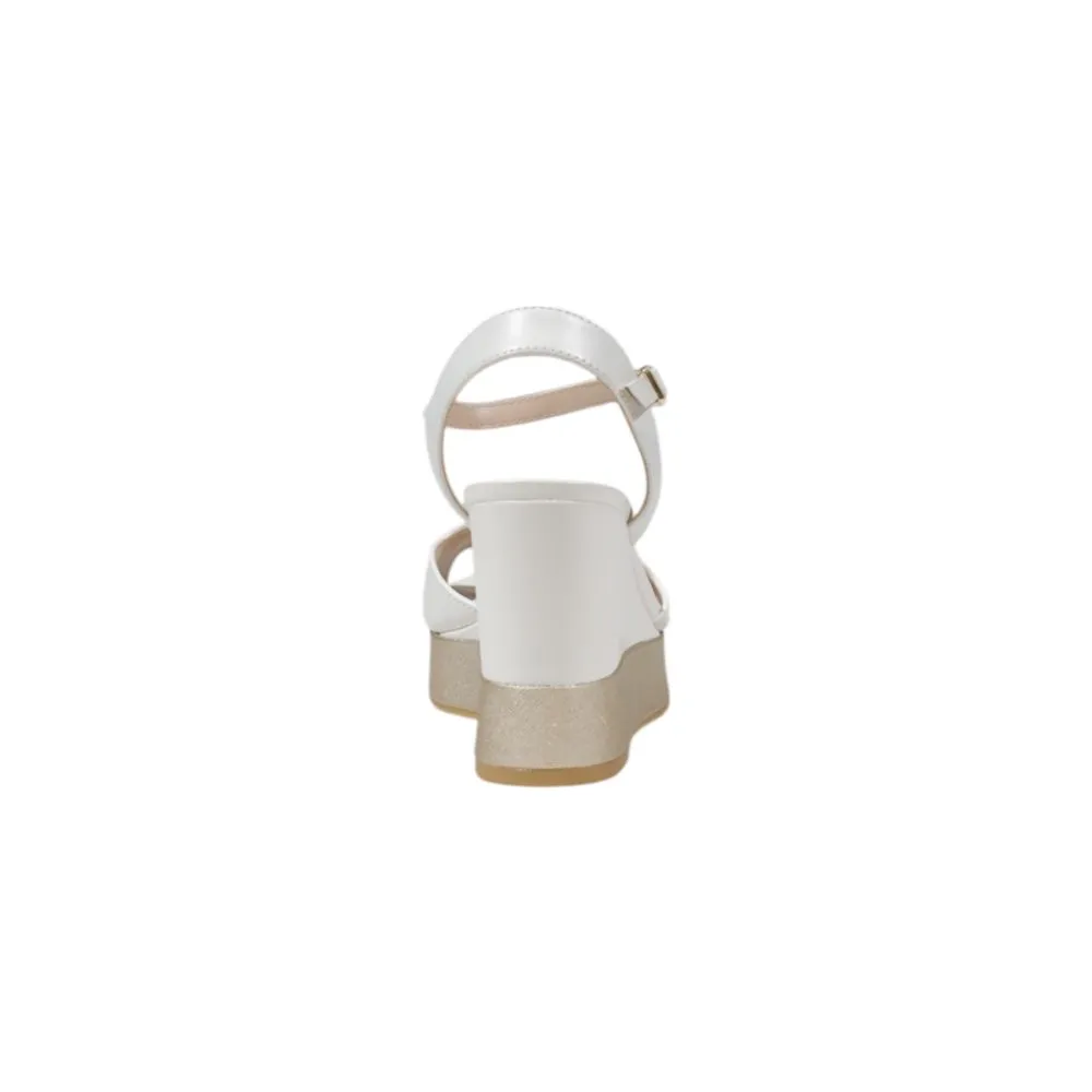 Cream Leather Sandal
