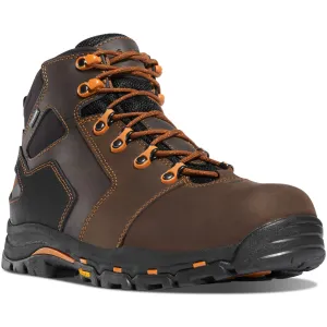 Danner Men's Vicious 4.5" Soft Toe Waterproof Work Boot - Brown - 13858