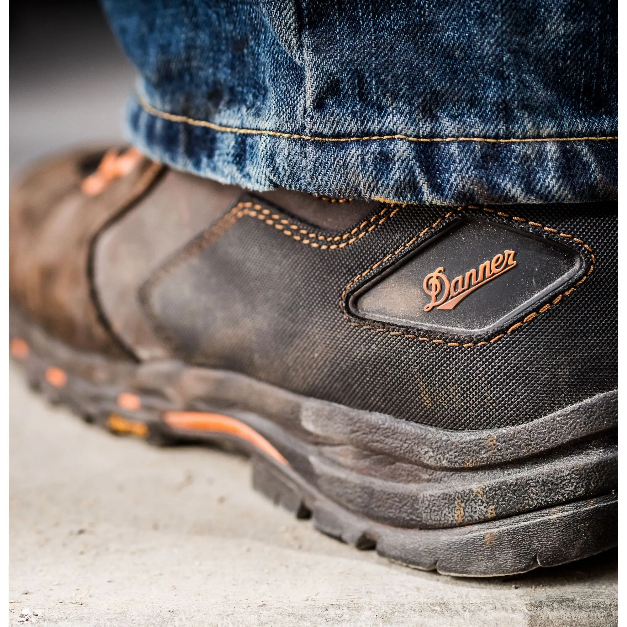 Danner Men's Vicious 4.5" Soft Toe Waterproof Work Boot - Brown - 13858