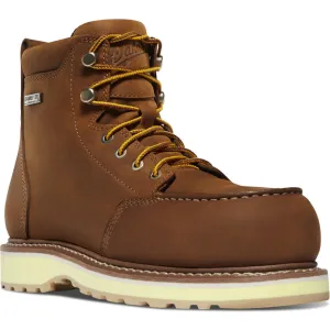 Danner Women's Cedar River 6" Plain Toe Waterproof Work Boot -Brown- 14307