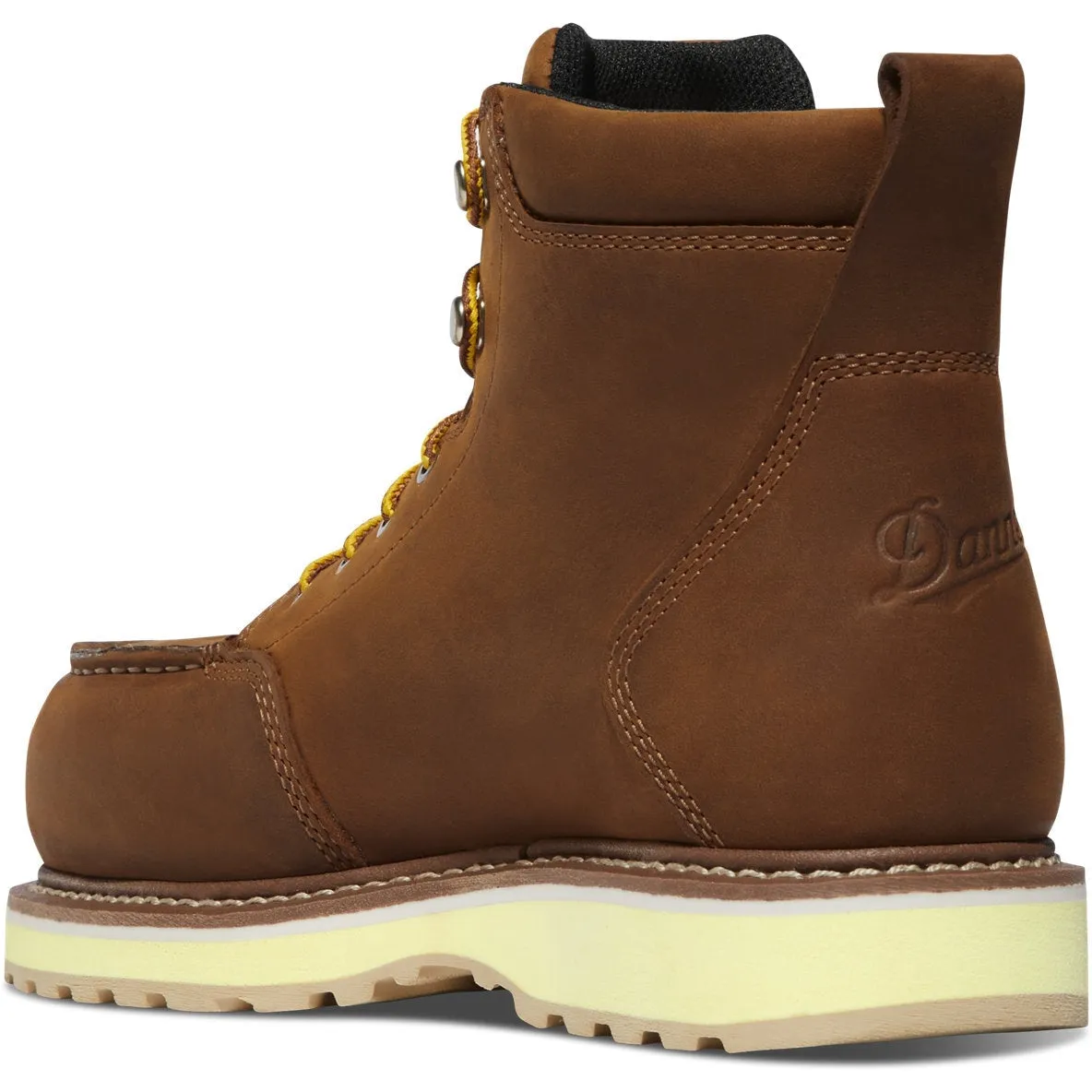 Danner Women's Cedar River 6" Plain Toe Waterproof Work Boot -Brown- 14307
