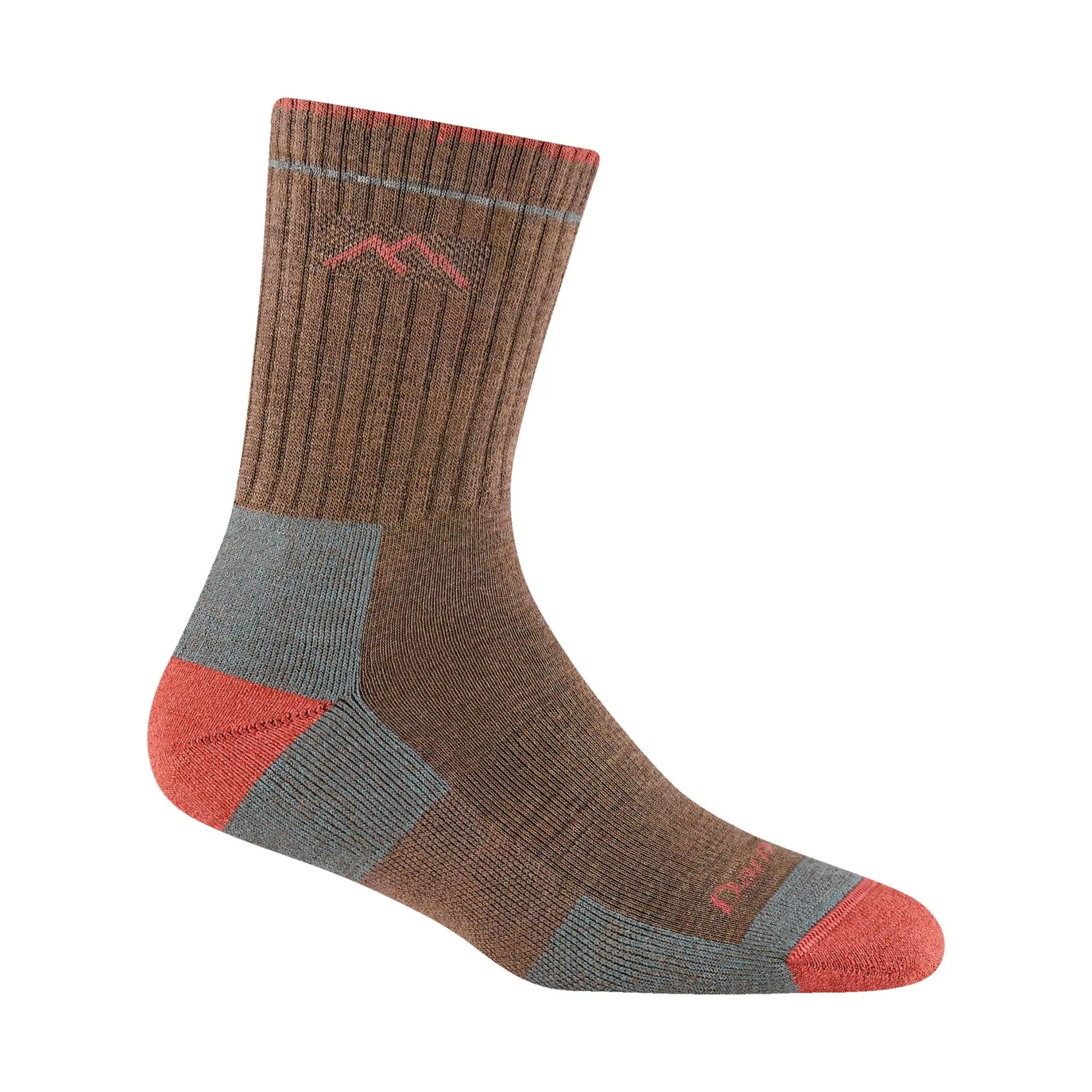 Darn Tough Vermont Women's Hiker Micro Crew Cushion - Bark