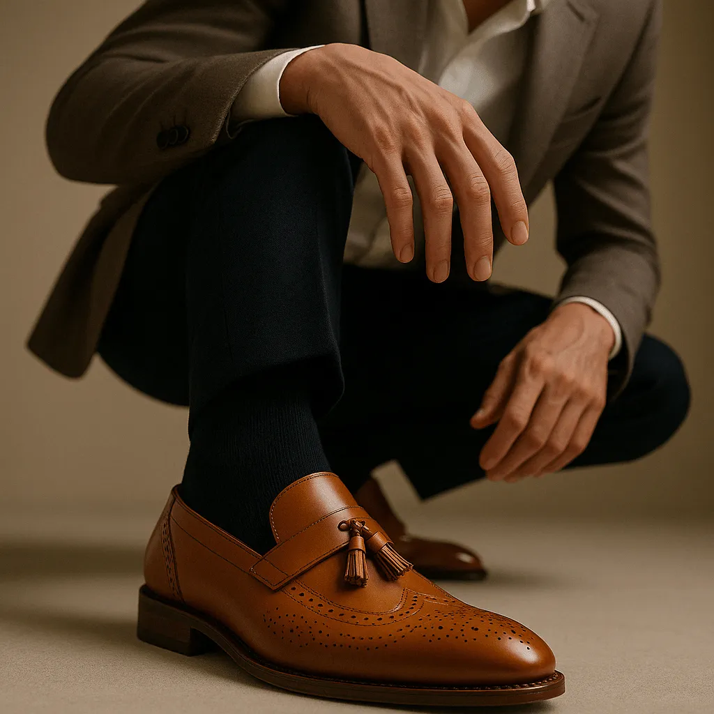Domoir | Brogue Tassel Loafers