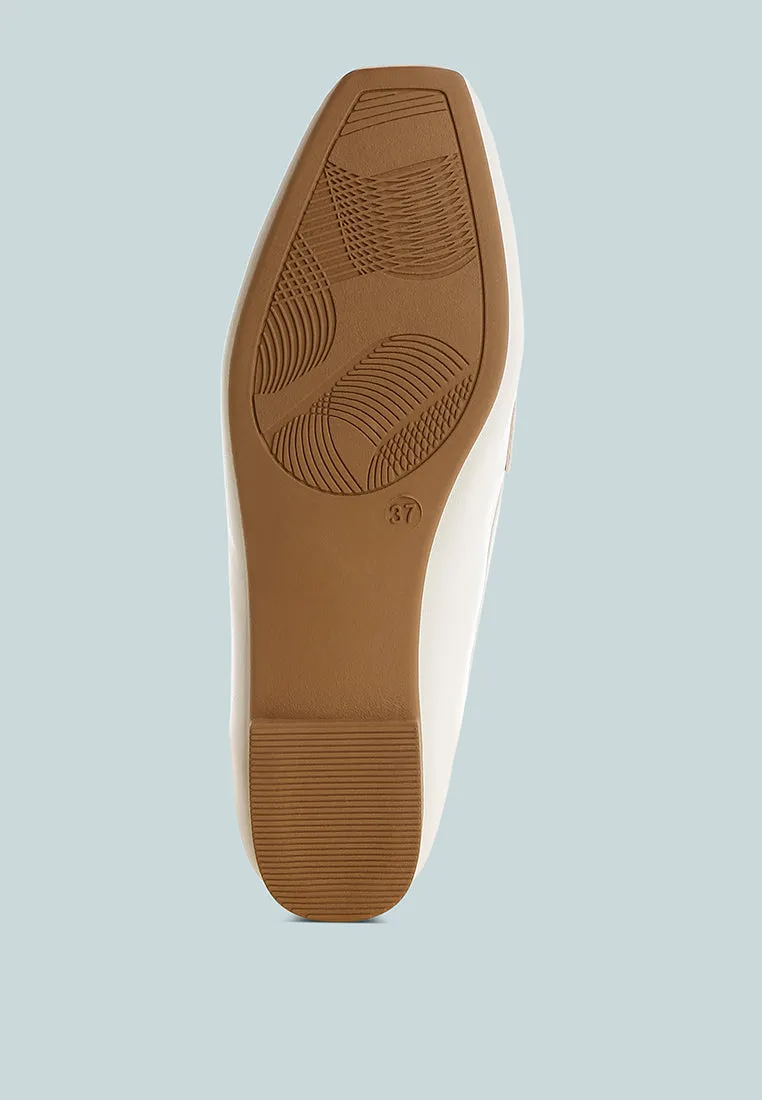 Dorlina Studded Faux Leather Loafers