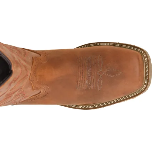 Double H Men's Jacob 10" Composite Toe Waterproof Western Work Boot- Brown- DH5143