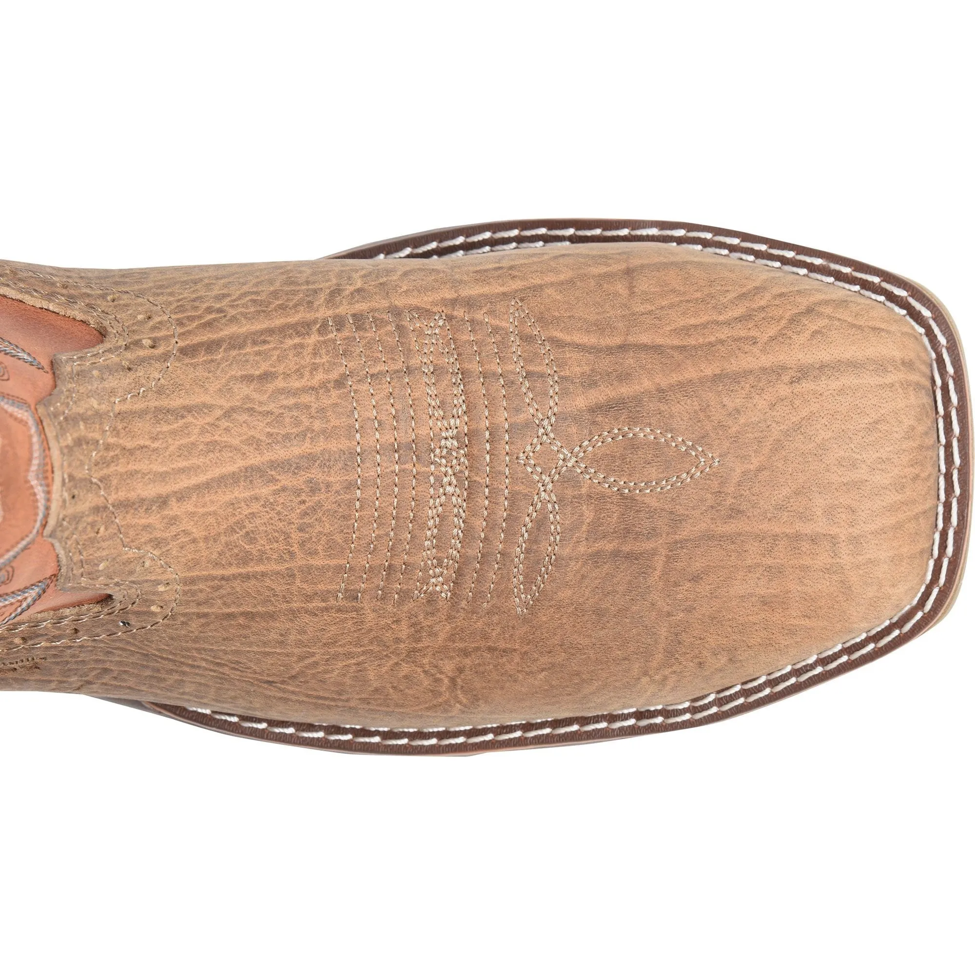 Double H Men's Phantom Rider  11"  WD SQ Composite Toe Roper Work Boot -Brown- DH5377