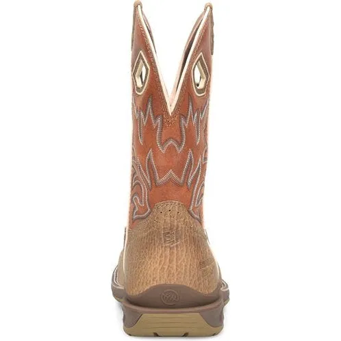 Double H Men's Phantom Rider  11"  WD SQ Composite Toe Roper Work Boot -Brown- DH5377