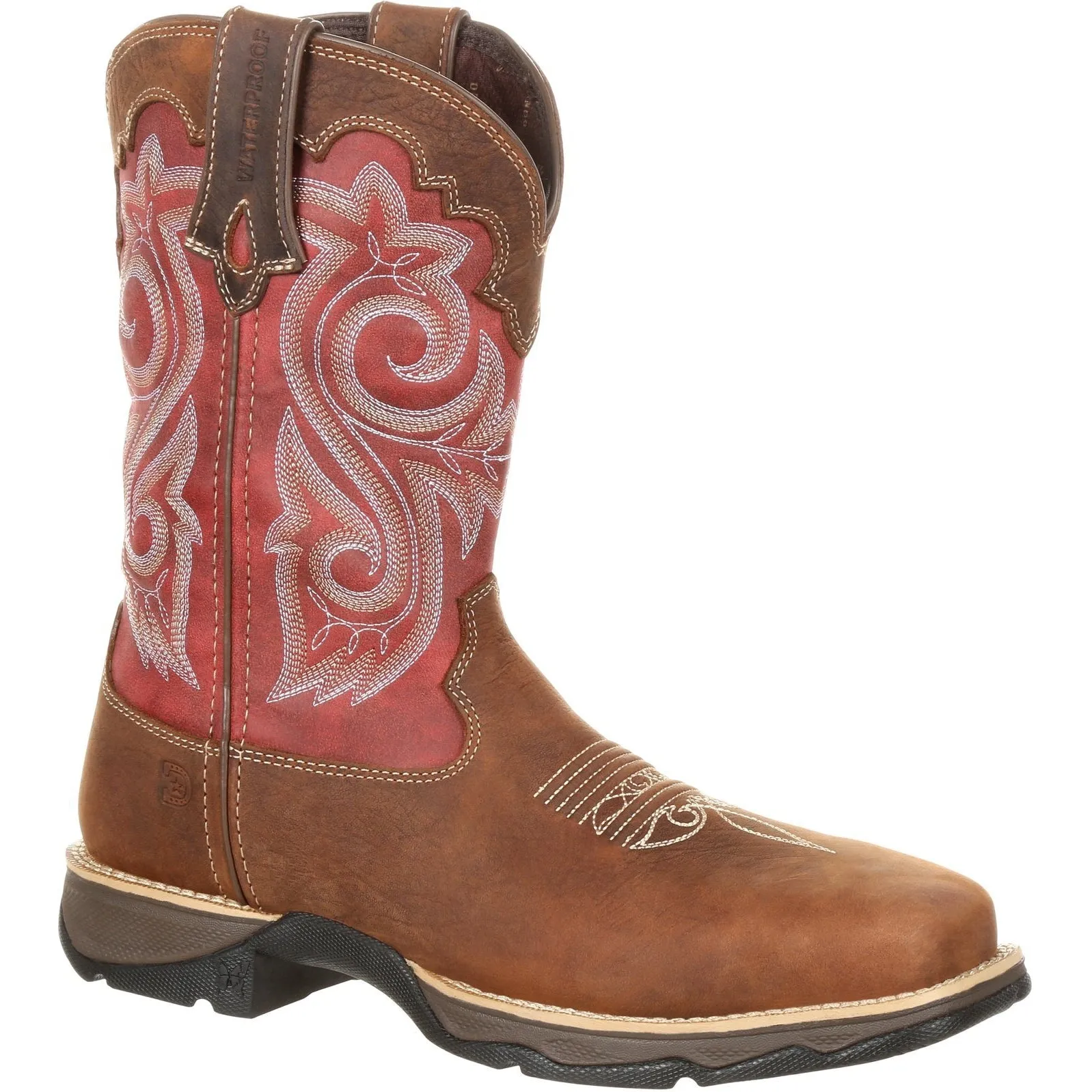 Durango Women's Lady Rebel 10" Composite Toe Waterproof Western Work Boot - DRD0220