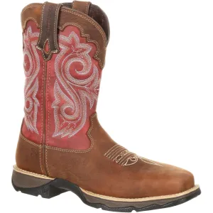 Durango Women's Lady Rebel 10" Composite Toe Waterproof Western Work Boot - DRD0220