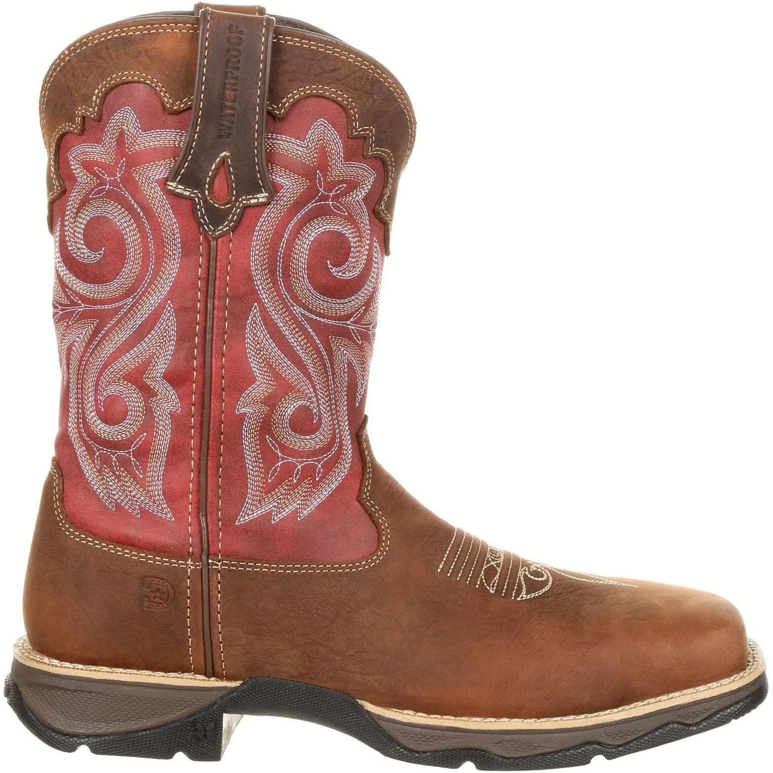 Durango Women's Lady Rebel 10" Composite Toe Waterproof Western Work Boot - DRD0220