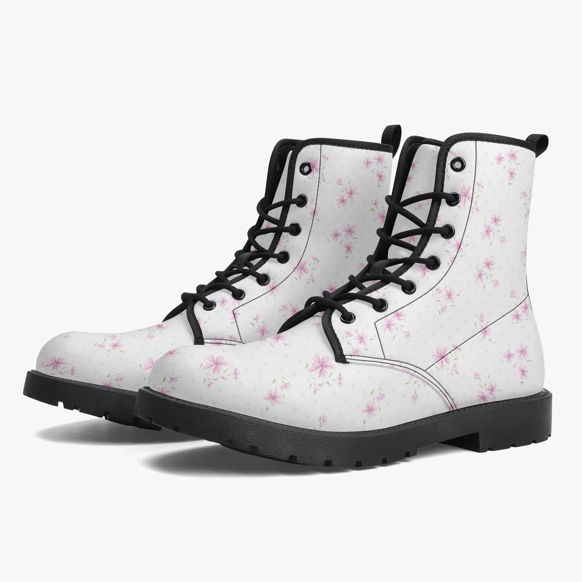 Floral With Polka