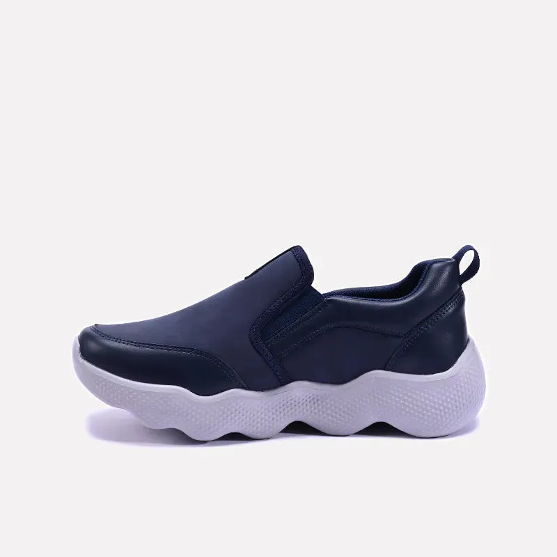 Flux Blue Slip On Sneakers 0120495
