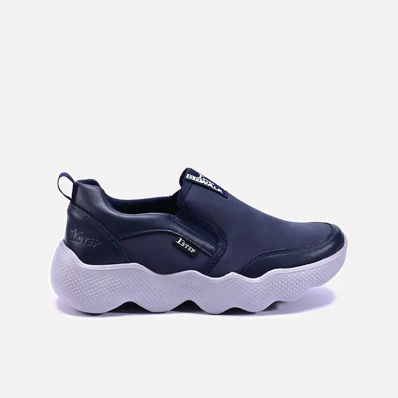 Flux Blue Slip On Sneakers 0120495