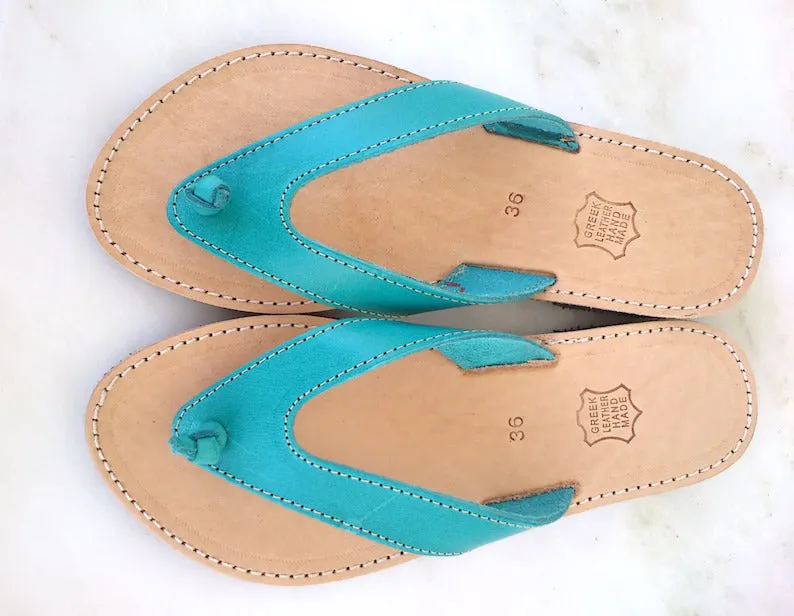 Greek classic leather sandals