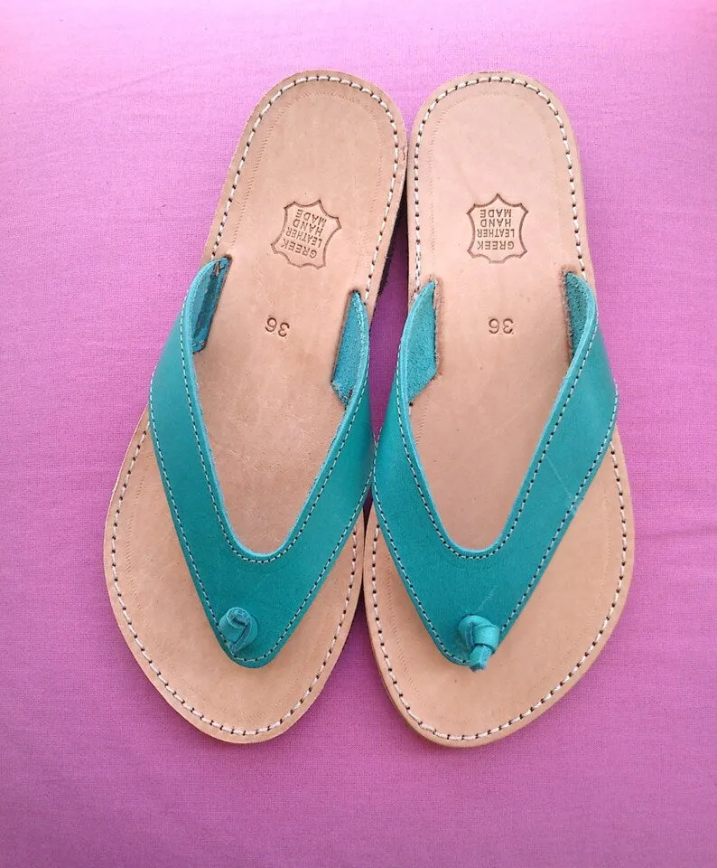 Greek classic leather sandals