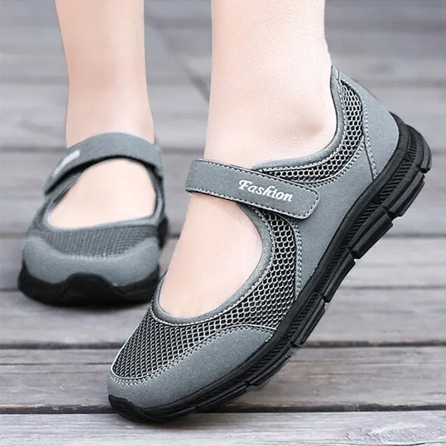 GS Slip-on Sandalen | Orthopedische sandalen met klittenband voor dames