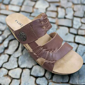 HALSA - GENOA - Dark Brown Leather