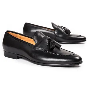 Handcrafted Full Grain Leather Tassel Loafers for Men