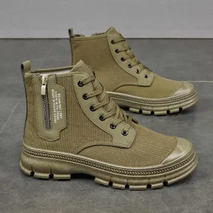 Hiking Boots Men's Side Zipper