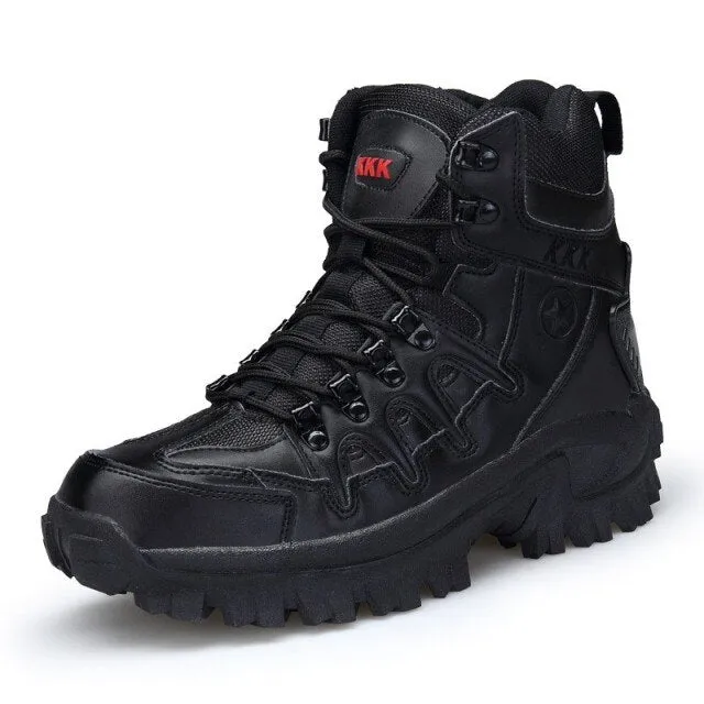 Hiking Sneakers Male Army Tactical Military Boots Plus Size