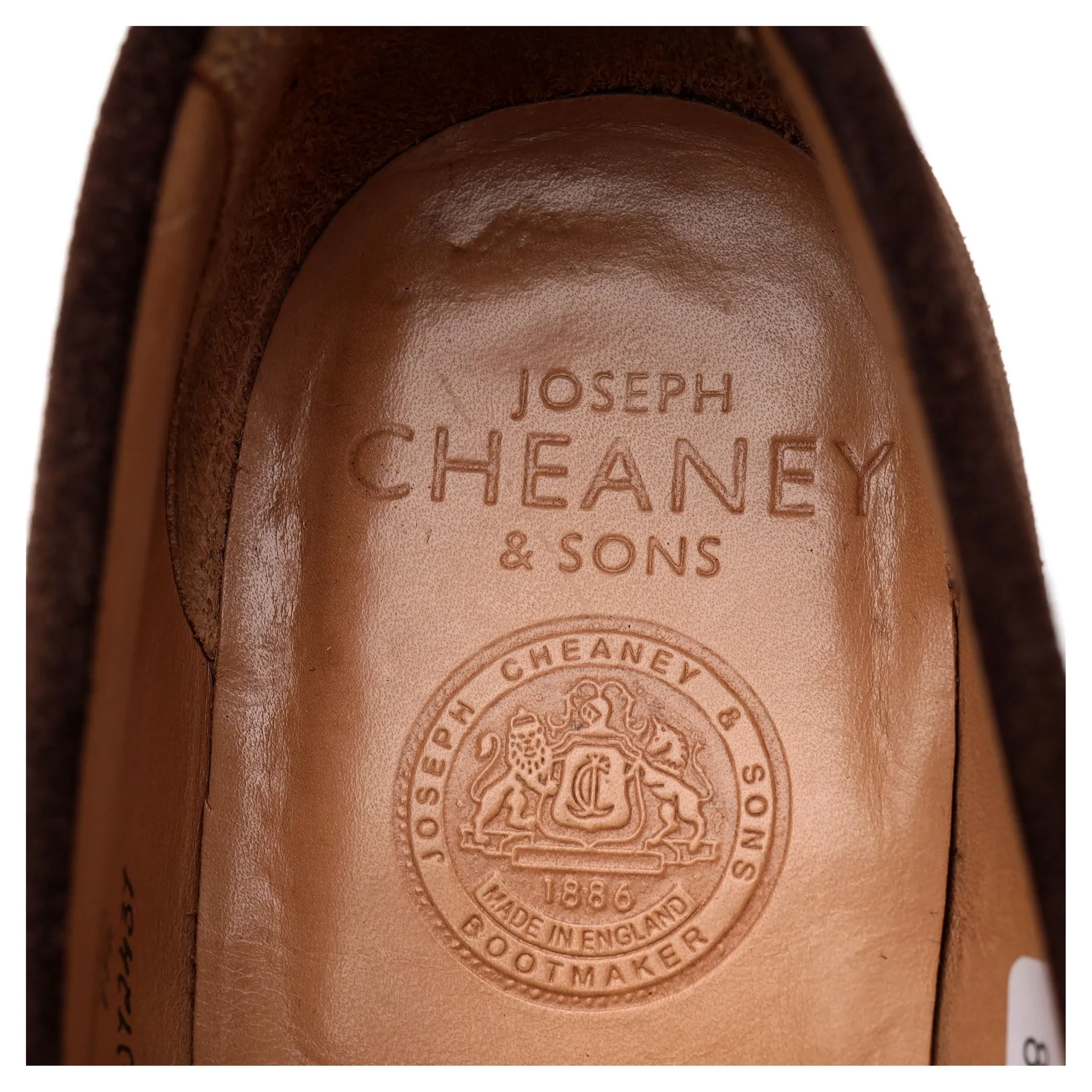 'Hudson' Brown Suede Loafers UK 7.5 F