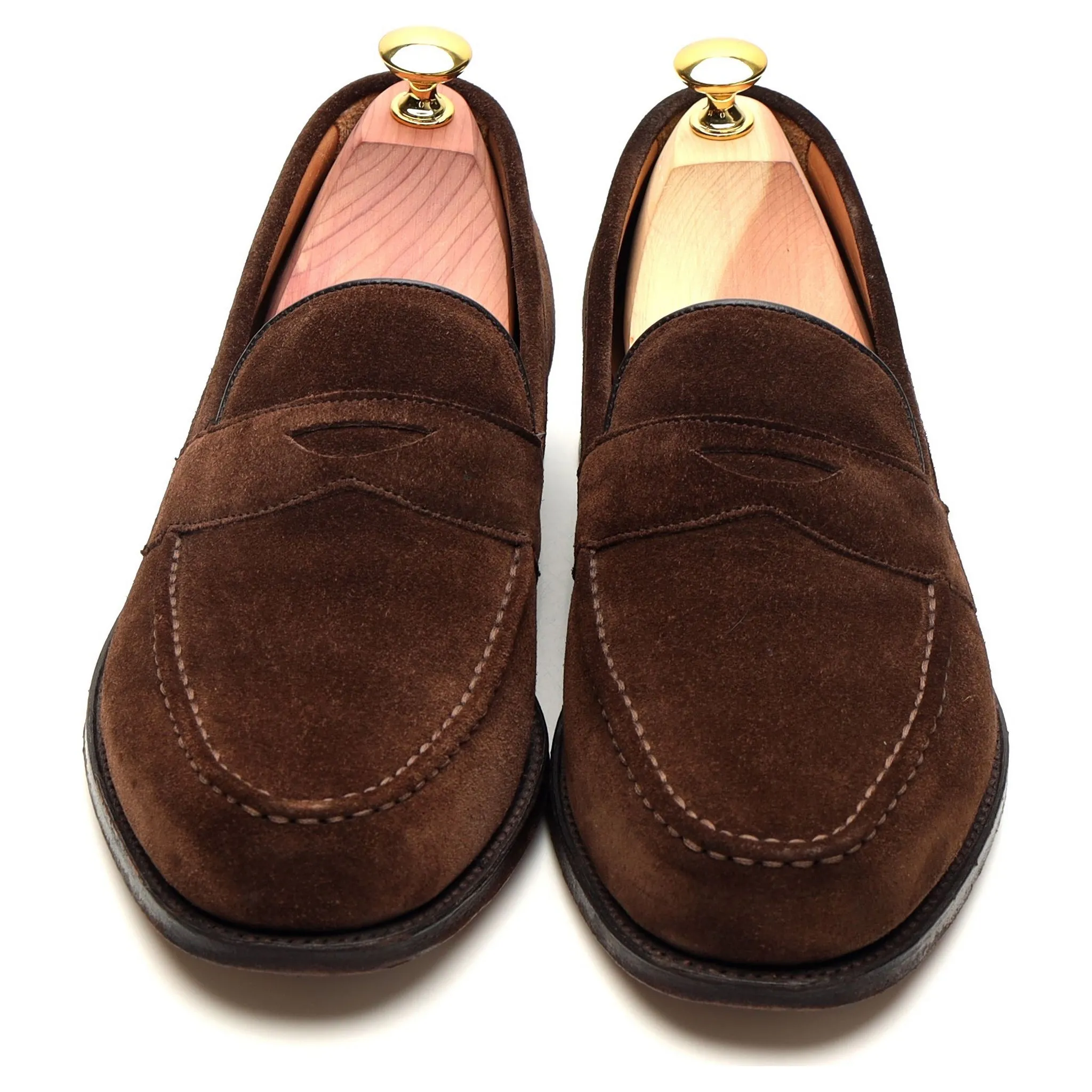 'Hudson' Brown Suede Loafers UK 7.5 F