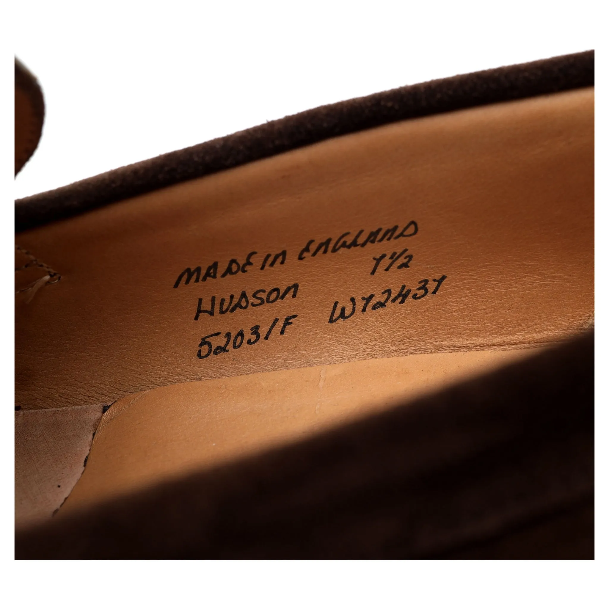 'Hudson' Brown Suede Loafers UK 7.5 F