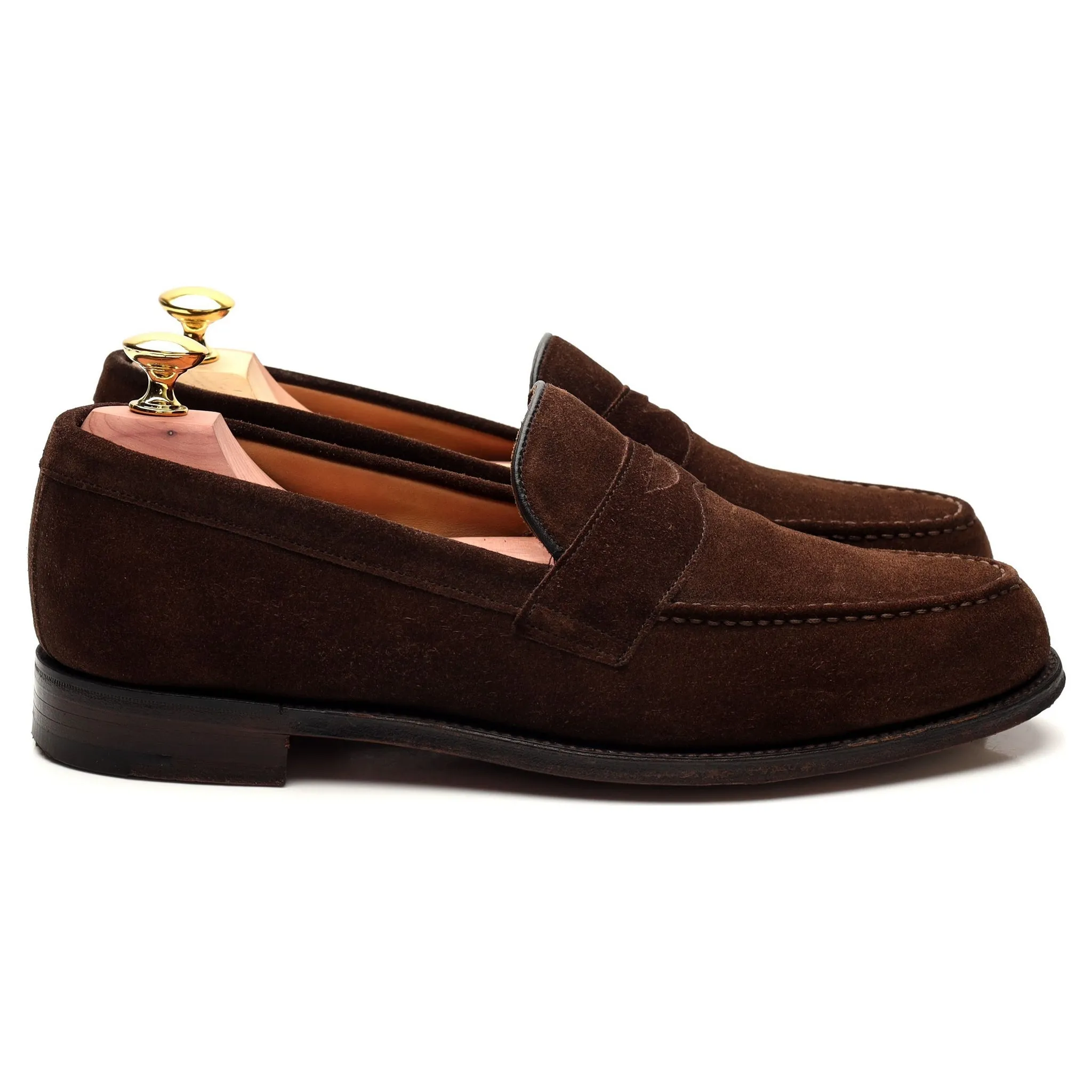 'Hudson' Brown Suede Loafers UK 7.5 F