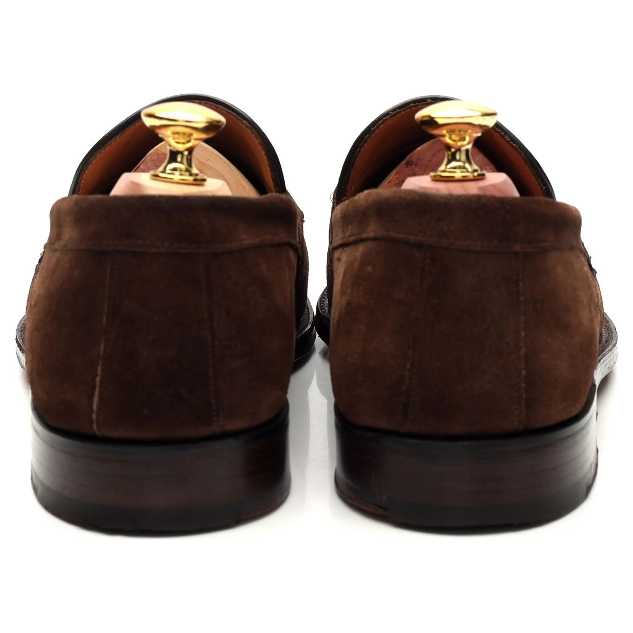 'Hudson' Brown Suede Loafers UK 7.5 F